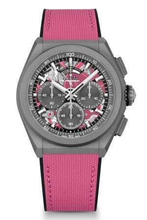 Review Replica Zenith Watch Zenith Defy 21 Ultra Colour Pink 97.9001.9004/80.R948.T3/P